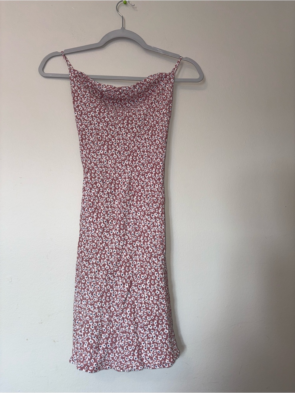 Abercrombie & Fitch Dusty Rose Floral Slip Dress
